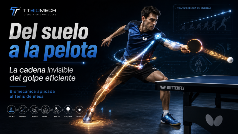 Del suelo a la pelota: la cadena invisible del golpe eficiente.