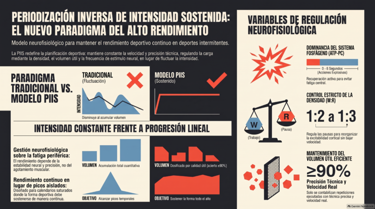 Periodización Inversa de Intensidad Sostenida (PIIS)
